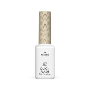 Top hybrydowy YOKABA QUICK FLASH TOP COAT NO WIPE UV/LED 12 ML