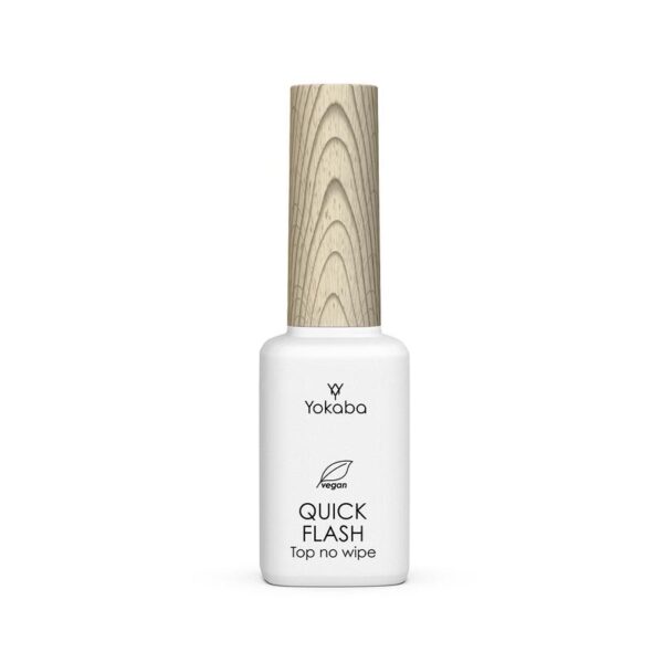 Top hybrydowy YOKABA QUICK FLASH TOP COAT NO WIPE UV/LED 12 ML