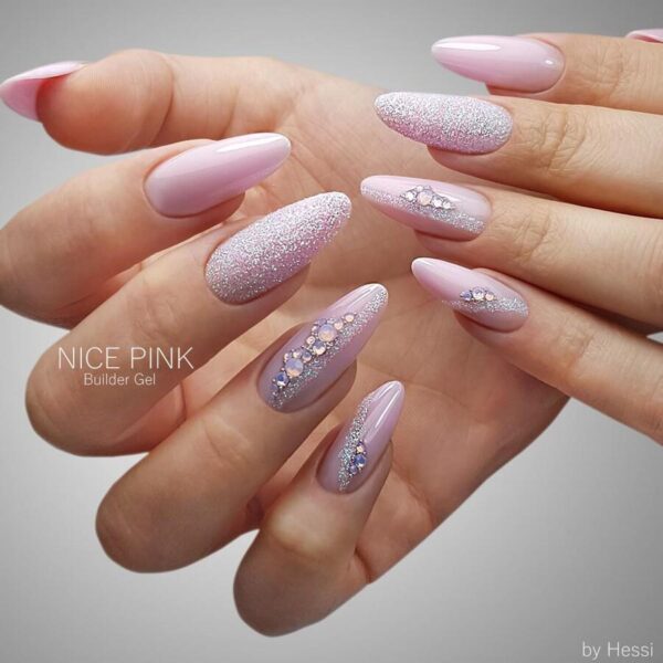 Żel budujący HESSI Nice Pink 60 ml - obrazek 2