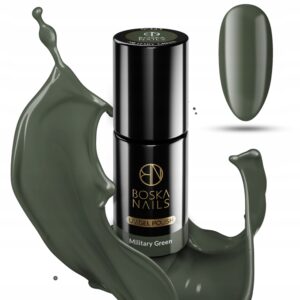 LAKIER HYBRYDOWY WOJSKOWA ZIELEŃ Military Green BOSKA NAILS UV 323