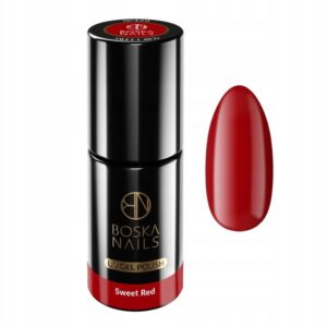 Lakier hybrydowy Boska Nails 6ml Sweet Red Głęboki CZERWONY 329