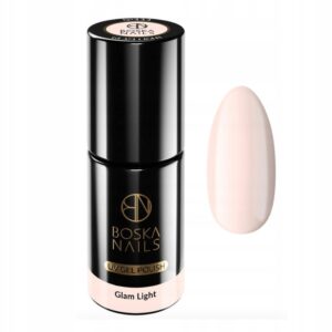 Boska Nails Lakier Hybrydowy Glam Light Beżowy 6 ml UV LED 333
