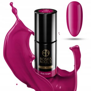 LAKIER HYBRYDOWY UV LED PINK GRAPE Ciemny Różowy 6ml BOSKA NAILS UV LED 352
