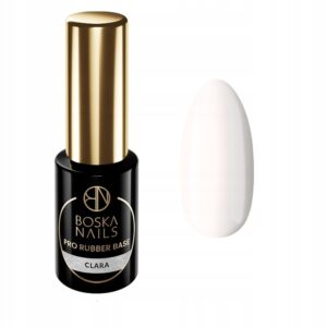 BAZA HYBRYDOWA CLEAR 6ML PRO RUBBER BASE CLARA KAUCZUKOWA BOSKA NAILS