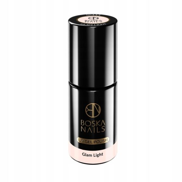 Boska Nails Lakier Hybrydowy Glam Light Beżowy 6 ml UV LED 333 - obrazek 4