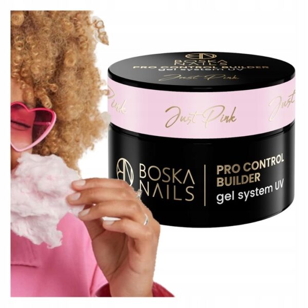 ŻEL BUDUJĄCY DO PAZNOKCI JUST PINK BOSKA NAILS 15ML PRO CONTROL BUILDER - obrazek 2