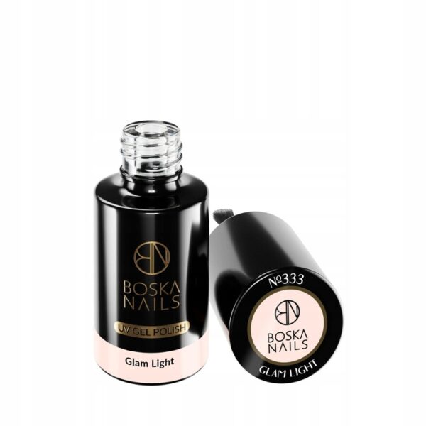 Boska Nails Lakier Hybrydowy Glam Light Beżowy 6 ml UV LED 333 - obrazek 2