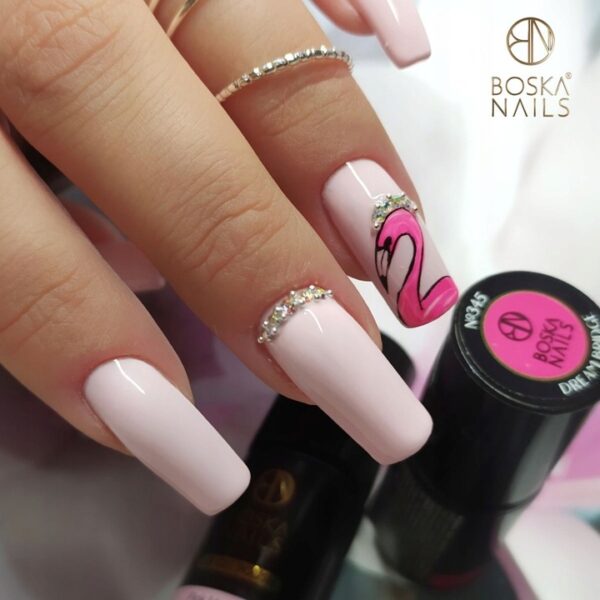 Boska Nails Lakier hybrydowy 6ml Pink Momento 318 - obrazek 3