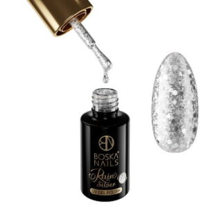 BOSKA NAILS LAKIER HYBRYDOWY SILVER RAIN NO 439 6 ML