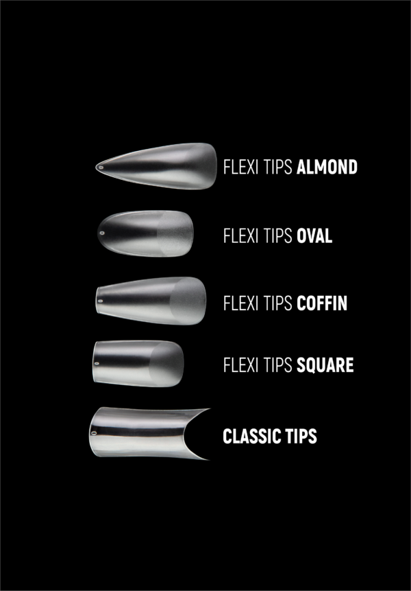 Nails Company Formy Flexi Tips - Square 240 szt - obrazek 4