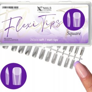 Nails Company Formy Flexi Tips - Square 240 szt