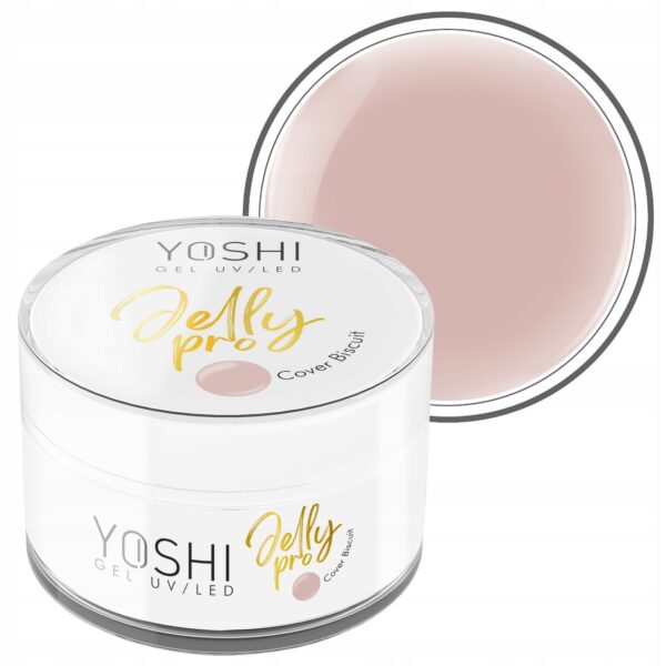 YOSHI Żel Budujący Jelly PRO Gel UV LED Cover Biscuit 50 Ml - obrazek 2