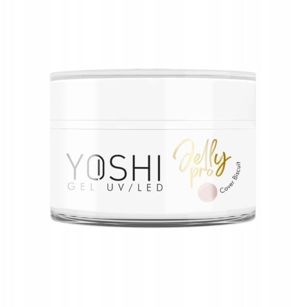 YOSHI Żel Budujący Jelly PRO Gel UV LED Cover Biscuit 15 Ml - obrazek 3