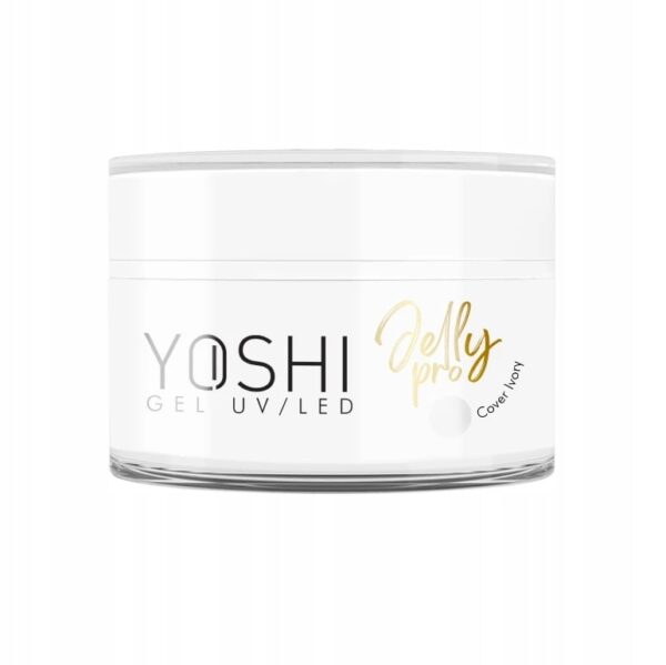 YOSHI Żel Budujący Jelly PRO Gel UV LED Cover Ivory 15 Ml - obrazek 3