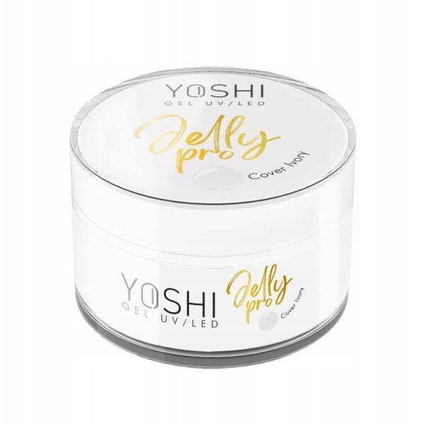 YOSHI Żel Budujący Jelly PRO Gel UV LED Cover Ivory 15 Ml - obrazek 2