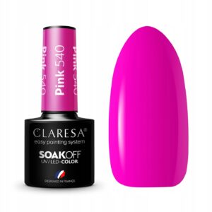 CLARESA LAKIER HYBRYDOWY PINK 540 FUKSJA 5G