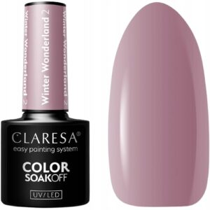 Claresa Lakier Hybrydowy WINTER WONDERLAND 2 Ciemny pudrowy róż 5 g