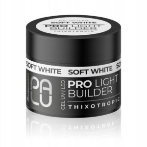 PALU PRO LIGHT BUILDER ŻEL DO PAZNOKCI Z TIKSOTROPIĄ SOFT WHITE 45G