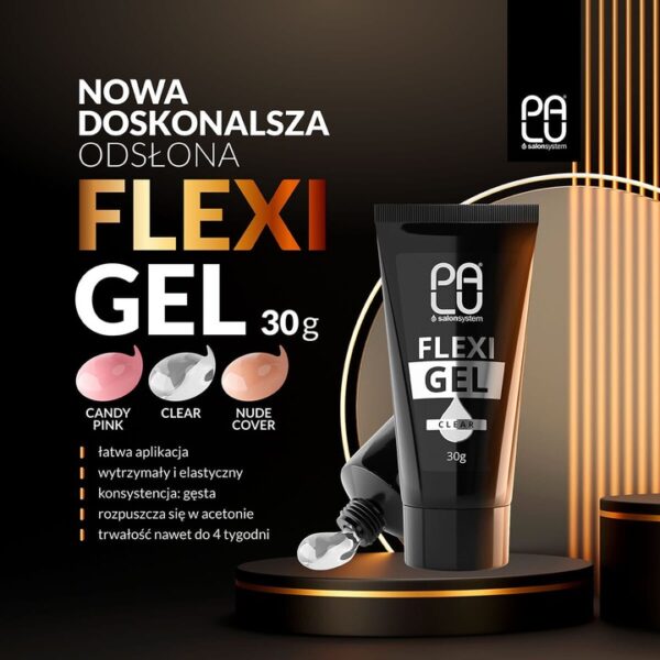 PALU budujący akrylożel do paznokci Candy Pink 30g - obrazek 2